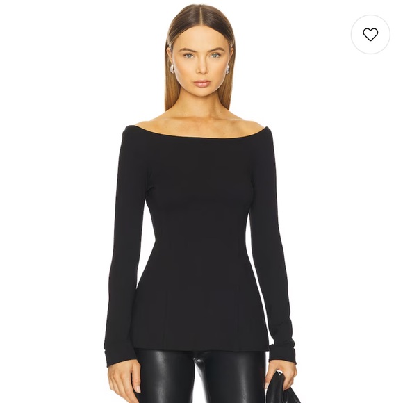 Favorite Daughter Tops - 7. Favorite Daughter $248 Cold Shoulder Top in Black
